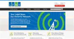 Desktop Screenshot of lawfirmnewswire.com